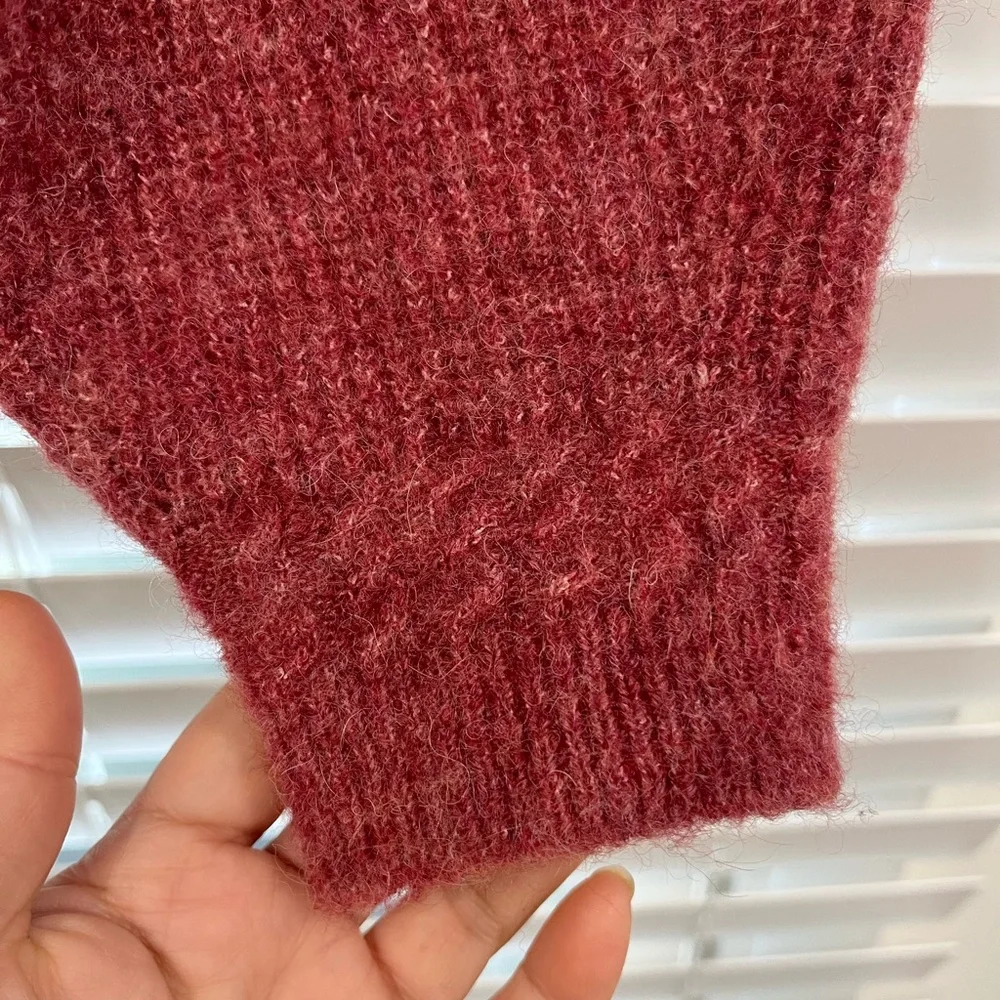 Sezane OTHELLO Rosewood   Sweater, size M - Picture 6 of 7